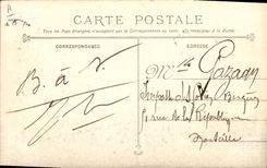 Vintage Postcard Bateau Justice Armours has turrets