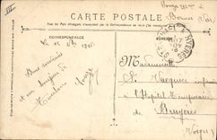 Vintage Postcard Bateau Jean Bart Cuirasse squadron has turbines