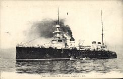 Vintage Postcard Bateau Jules Michelet Croiseur Armours