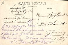 CPA Bateau Jules Ferry Croiseur de 1er rang