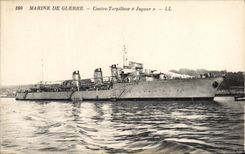 CPA Bateau Contre torpilleur Jaguar
