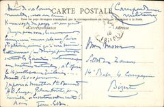 CPA Sur le front Chanson de route Le Borne 