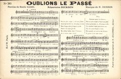 CPA Oublions le passe Dickson Emile Gabel