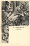 CPA La boulangere Chien Chat