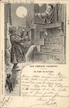 CPA Au clair de la lune Pierrot 