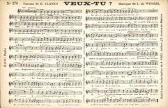 CPA Veux tu ? Klanko De Wengel