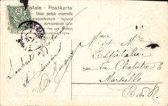 CPA Fantaisie Fleurs Colombes