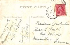 Vintage Postcard Fantasy Flowers Christmas