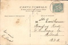 CPA Fantaisie Fleurs Enfant Bonne annee Trefle