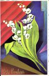 CPA Fantaisie Fleurs Muguet