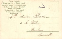 Vintage Postcard Fantasy Poisson April 1st Clover