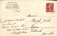 CPA Fantaisie Fleurs Bonne annee