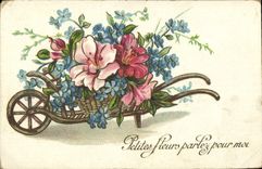 CPA Fantaisie Fleurs 