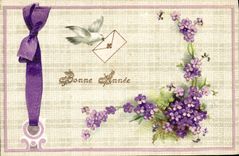 CPA Fantaisie Fleurs 