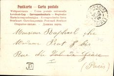 Vintage Postcard Fantasy Flowers Birthday