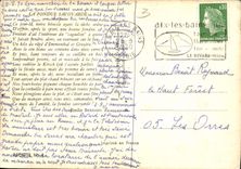 Modern Postcard Receipt of the Savoyard fondue