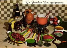 CPM La fondue Bourguignonne