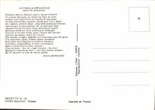 Postal la Paella Española