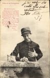CPA Fantaisie Pitou a sa Francoise Militaria