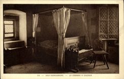 CPA Haut Koenigsbourg La chambre a coucher