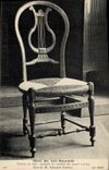 CPA Musee des Arts Decoratifs Chaise en bois naturel Edmond Guerin