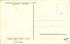 Postal Rijksmuseum Amsterdam Taburete