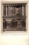 CPA Dressoir en noyer Ecole de Bourgogne 