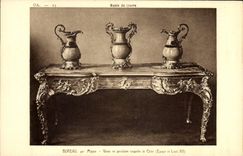 CPA Paris Musee du Louvre Bureau Louis XV