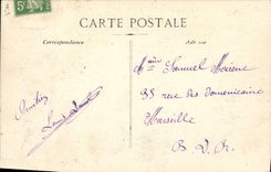 Postal Militaria Trabajos de la ingeniería Puente Tarron