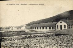 CPA Militaria 11eme regiment du Genie Epinal Casernements de la Vierge