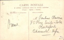 Vintage Postcard Militaria Angers Operations on the Loire by the Genius