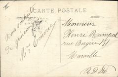 CPA Militaria Avignon Caserne du 7eme Genie