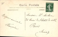 Postal Militaria Aviñón Cuartel de Hautpoul ocupado por la 7.o Ingeniería