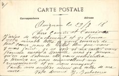 CPA Militaria Travaux du Genie Construction d'une passerelle legere dite de circonstance