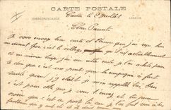 Vintage Postcard Holy Militaria Mihiel the bridge destroyed by the French Genius