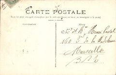 Vintage Postcard Boat Jaureguiberry Cruirasse of squadron