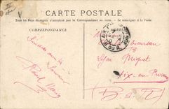 Vintage Postcard Boat Jurien of the Gravel pit Cruiser of 1st class