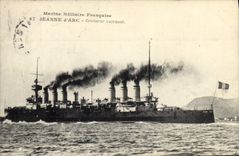 CPA Bateau La Jeanne d'Arc Croiseur Cuirasse