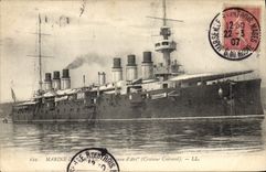 CPA Bateau La Jeanne d'Arc Croiseur Cuirasse