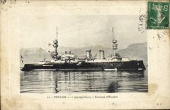 CPA Bateau Toulon Jaureguiberry Cuirasse d'escadre
