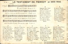 CPA Le testament de Pierrot Xavier Privas 