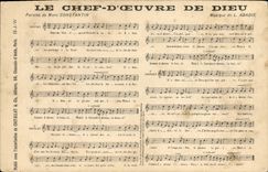 Vintage Postcard the masterpiece of God Marc Constantine Abaie