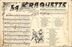 Vintage Postcard Kraquette Joullot Justin Clerice