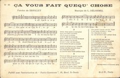 Vintage Postcard That makes you quequ thing Briollet Delormel