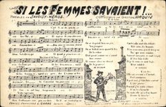 Vintage Postcard If the women knew Savoisy Hero Gaston Maquis