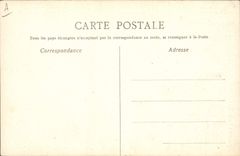 Vintage Postcard Captions blue floods Peltier DAlbret Christine Dalbret