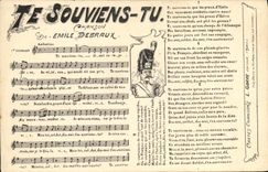 CPA Te souviens tu Emile Debraux 