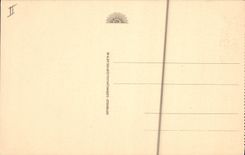 Postal Folclore Alsacia Vagada alsaciano la cocina