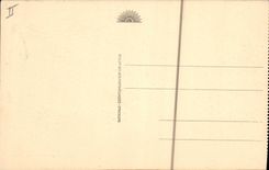 Postal Folclore Alsacia Vagada alsaciano la sala del 17.o