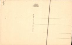 Postal Folclore Alsacia Vagada alsaciano el pasillo